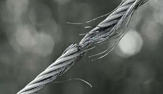 خرابی سیم بکسل آسانسور