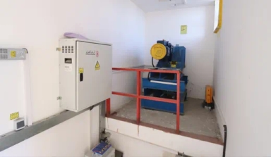 روشنایی مسیر موتورخانه آسانسور