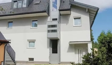 نصب آسانسور بیرون از ساختمان