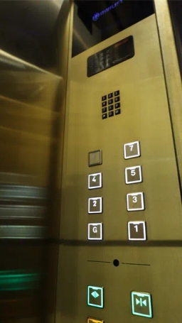 کابین آسانسور طرح سروین طلایی