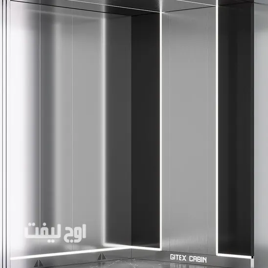 کابین استیل آسانسور